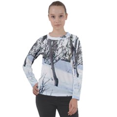 Winter Forest Women s Long Sleeve Raglan Tee