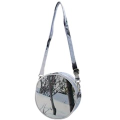 Winter Forest Crossbody Circle Bag