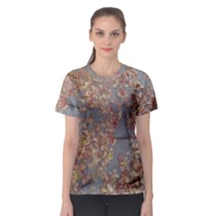 Sidewalk Leaves Women s Sport Mesh Tee