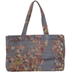 Sidewalk Leaves Canvas Work Bag