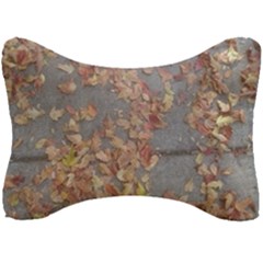 Sidewalk Leaves Seat Head Rest Cushion