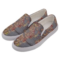 Sidewalk Leaves Men s Canvas Slip Ons by SomethingForEveryone