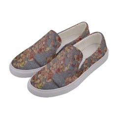 Sidewalk Leaves Women s Canvas Slip Ons by SomethingForEveryone