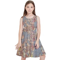 Sidewalk Leaves Kids  Skater Dress