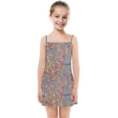 Sidewalk Leaves Kids  Summer Sun Dress