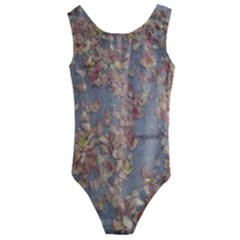 Sidewalk Leaves Kids  Cut-out Back One Piece Swimsuit