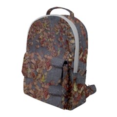 Sidewalk Leaves Flap Pocket Backpack (large)