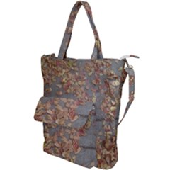 Sidewalk Leaves Shoulder Tote Bag