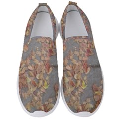 Sidewalk Leaves Men s Slip On Sneakers by SomethingForEveryone