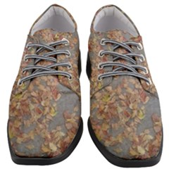 Sidewalk Leaves Women Heeled Oxford Shoes