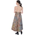 Sidewalk Leaves Tie Back Maxi Dress View2