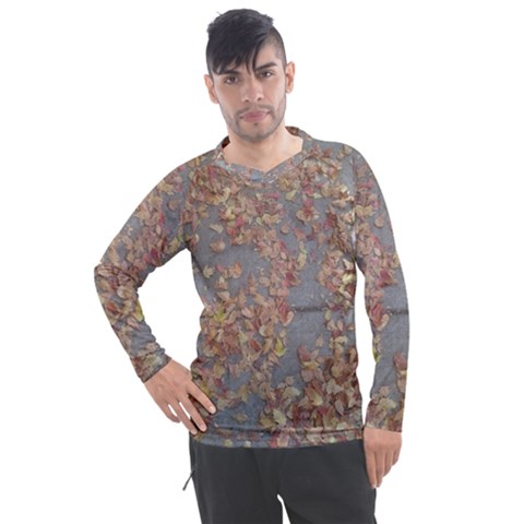 Sidewalk Leaves Men s Pique Long Sleeve Tee by SomethingForEveryone