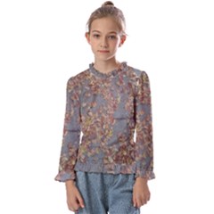 Sidewalk Leaves Kids  Frill Detail Tee