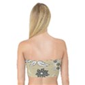 Folk flowers print Floral pattern Ethnic art Bandeau Top View2