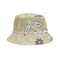 Folk Flowers Print Floral Pattern Ethnic Art Inside Out Bucket Hat by Eskimos