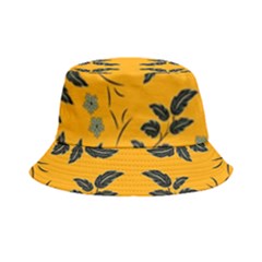 Floral Folk Damask Pattern Fantasy Flowers Floral Geometric Fantasy Bucket Hat by Eskimos