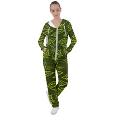 Folk flowers print Floral pattern Ethnic art Women s Tracksuit