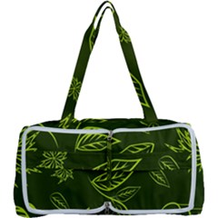 Folk flowers print Floral pattern Ethnic art Multi Function Bag