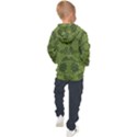 Floral folk damask pattern Fantasy flowers Floral geometric fantasy Kids  Hooded Pullover View2