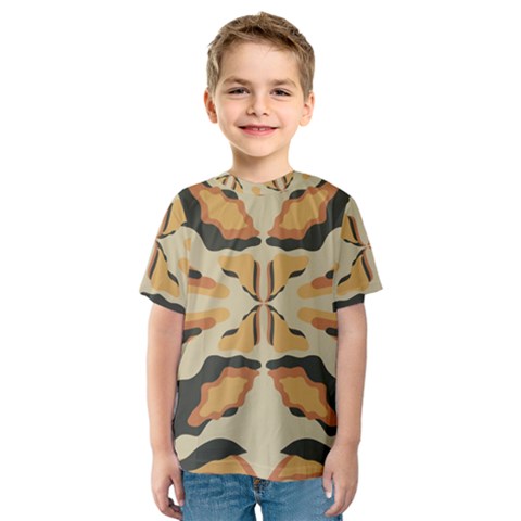 Abstract Pattern Geometric Backgrounds  Abstract Geometric  Kids  Sport Mesh Tee by Eskimos