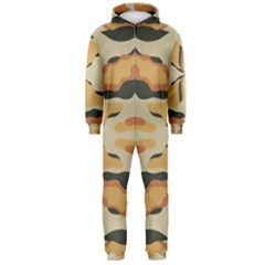 Abstract Pattern Geometric Backgrounds  Abstract Geometric  Hooded Jumpsuit (men)  by Eskimos