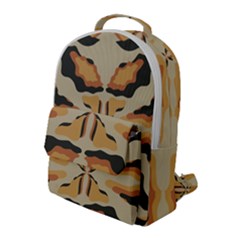 Abstract Pattern Geometric Backgrounds  Abstract Geometric  Flap Pocket Backpack (large) by Eskimos