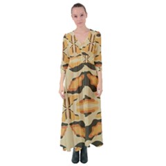 Abstract Pattern Geometric Backgrounds  Abstract Geometric  Button Up Maxi Dress by Eskimos