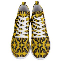 Abstract Pattern Geometric Backgrounds  Abstract Geometric Design    Men s Lightweight High Top Sneakers by Eskimos