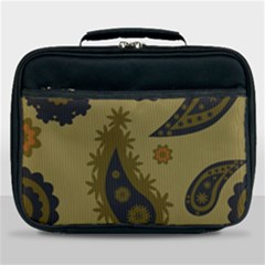 Floral Pattern Paisley Style Paisley Print  Doodle Background Lunch Bag by Eskimos