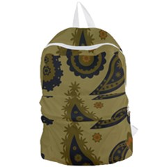 Floral Pattern Paisley Style Paisley Print  Doodle Background Foldable Lightweight Backpack by Eskimos