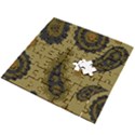 Floral pattern paisley style Paisley print. Doodle background Wooden Puzzle Square View2