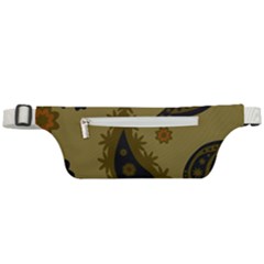 Floral Pattern Paisley Style Paisley Print  Doodle Background Active Waist Bag by Eskimos