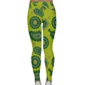 Floral pattern paisley style Paisley print. Doodle background Lightweight Velour Classic Yoga Leggings View2