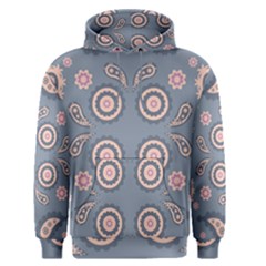 Floral Folk Damask Pattern Fantasy Flowers Floral Geometric Fantasy Men s Core Hoodie by Eskimos