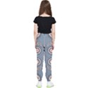 Floral folk damask pattern Fantasy flowers Floral geometric fantasy Kids  Elastic Waist Pants View2