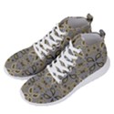 Floral folk damask pattern Fantasy flowers Floral geometric fantasy Men s Lightweight High Top Sneakers View2