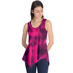 Purple Abstract Stars Sleeveless Tunic by DimitriosArt