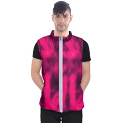 Purple Abstract Stars Men s Puffer Vest by DimitriosArt