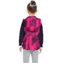 Purple Abstract Stars Kids  Hooded Puffer Vest View2