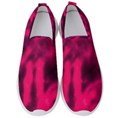 Purple Abstract Stars Men s Slip On Sneakers by DimitriosArt