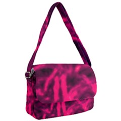 Purple Abstract Stars Courier Bag by DimitriosArt