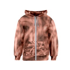 Rose Abstract Stars Kids  Zipper Hoodie by DimitriosArt