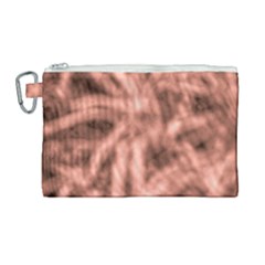 Rose Abstract Stars Canvas Cosmetic Bag (large) by DimitriosArt