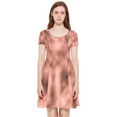 Rose Abstract Stars Inside Out Cap Sleeve Dress by DimitriosArt