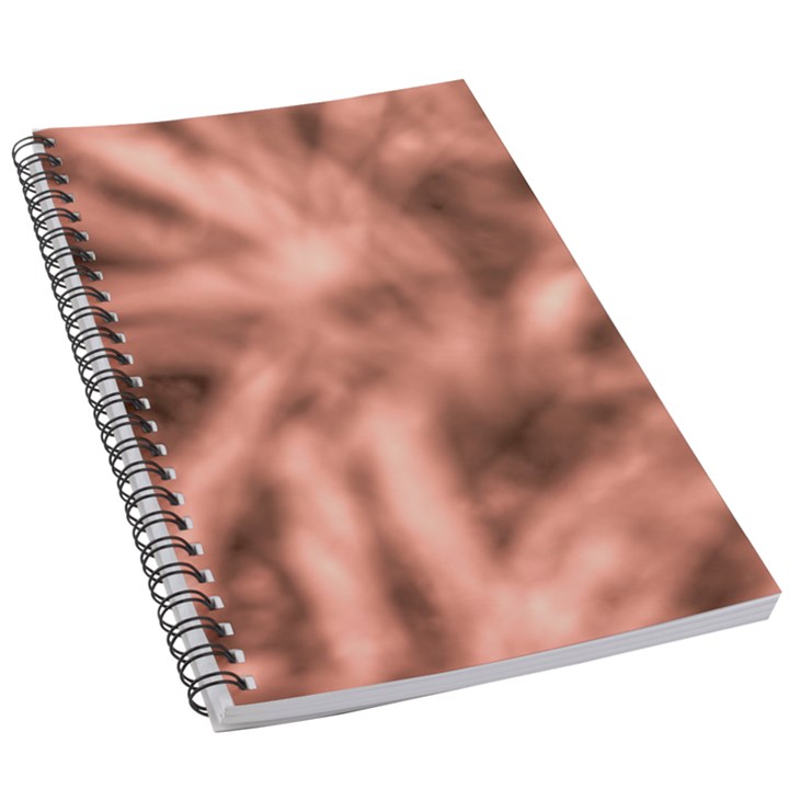 Rose Abstract Stars 5.5  x 8.5  Notebook