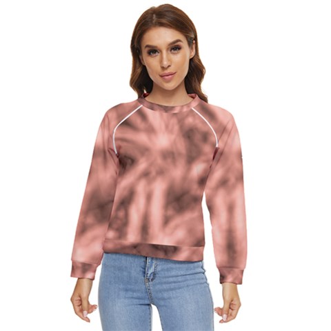 Rose Abstract Stars Women s Long Sleeve Raglan Tee by DimitriosArt