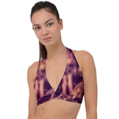 Topaz  Abstract Stars Halter Plunge Bikini Top by DimitriosArt