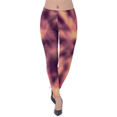 Topaz  Abstract Stars Velvet Leggings by DimitriosArt