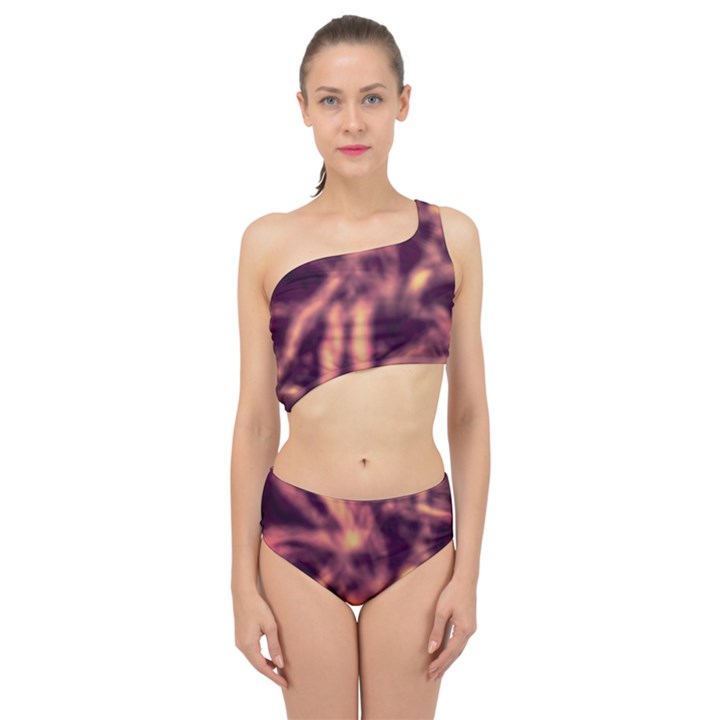 Topaz  Abstract Stars Spliced Up Two Piece Swimsuit