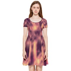 Topaz  Abstract Stars Inside Out Cap Sleeve Dress by DimitriosArt